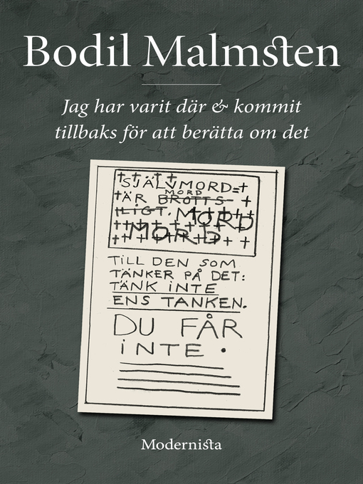 Title details for Jag har varit där och kommit tillbaks för att berätta om det by Bodil Malmsten - Available